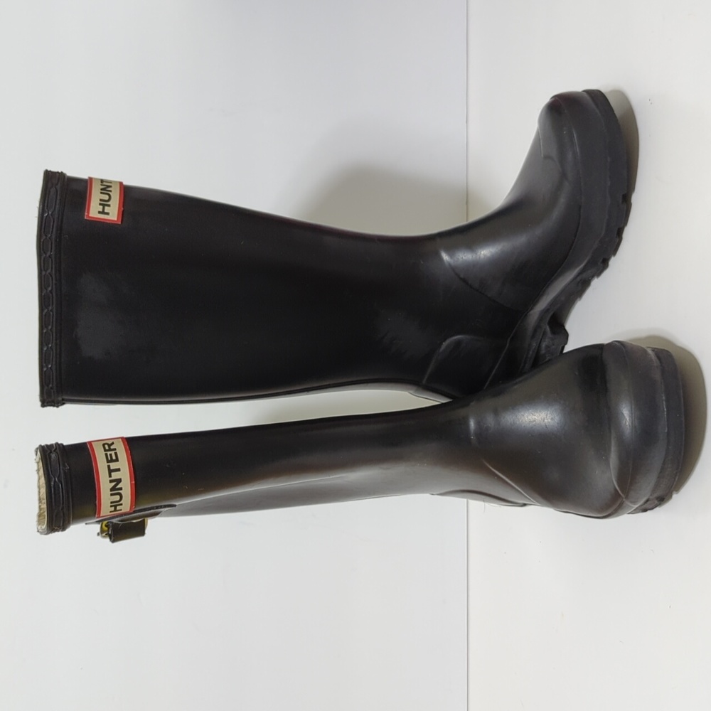 Hunter original gloss rain boots little kids 1M 2F  EU 32